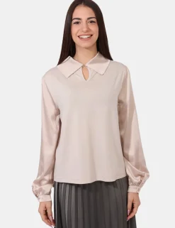 Blusa Sandro Ferrone Avorio