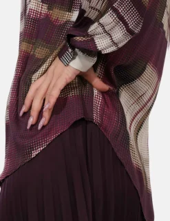 Blusa Sandro Ferrone Bordeaux