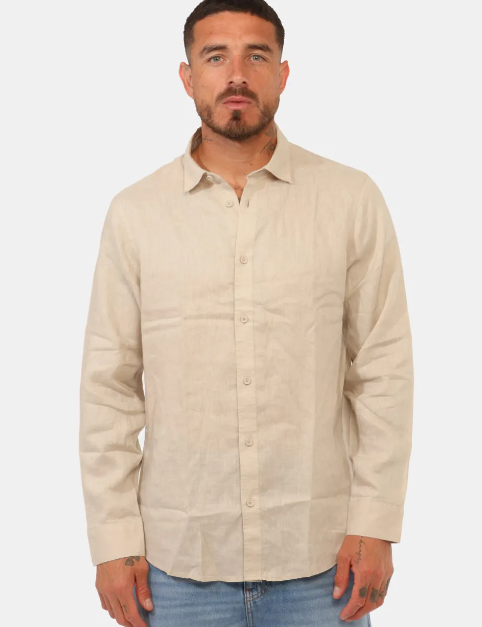 Camicia Armani Exchange Beige