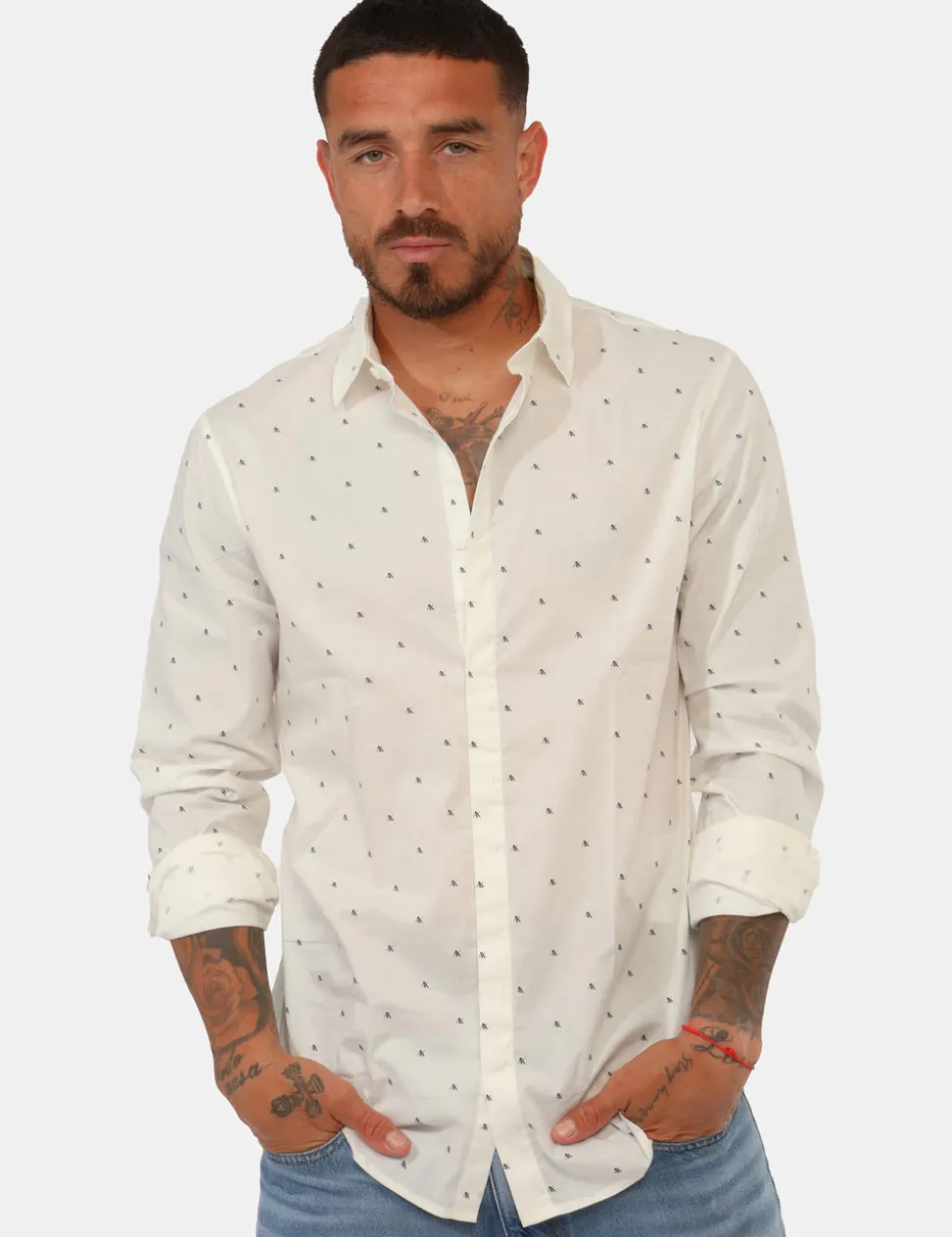 Camicia Armani Exchange Bianca