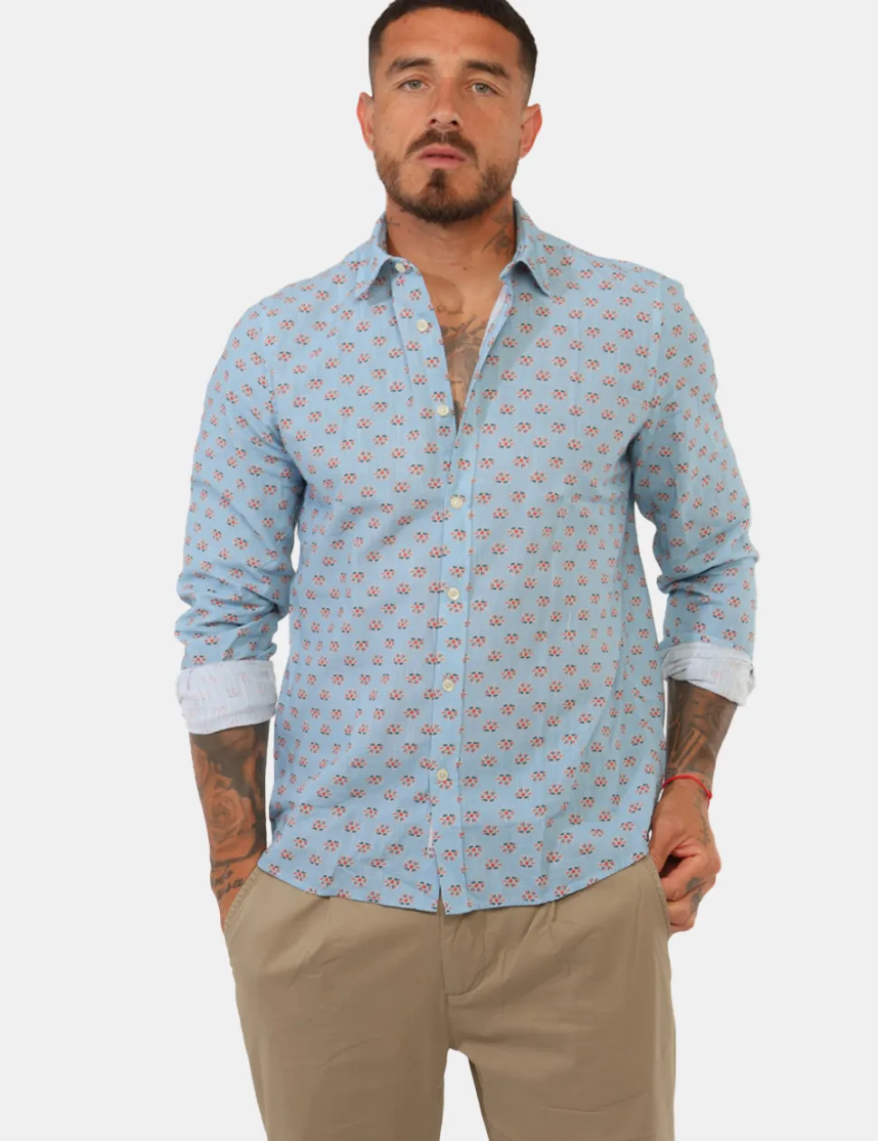 Camicia Fred Mello Azzurra