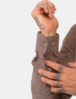Camicia Hamaki-Ho Marrone