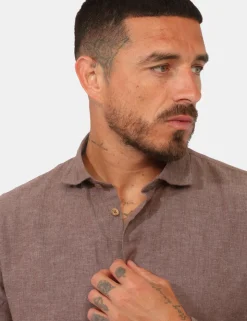 Camicia Hamaki-Ho Marrone