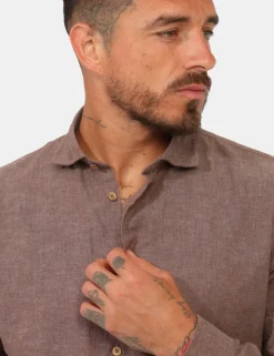 Camicia Hamaki-Ho Marrone