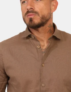 Camicia Hamaki-Ho Marrone