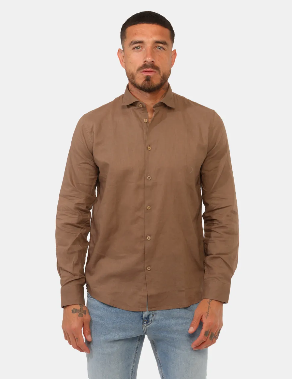Camicia Hamaki-Ho Marrone