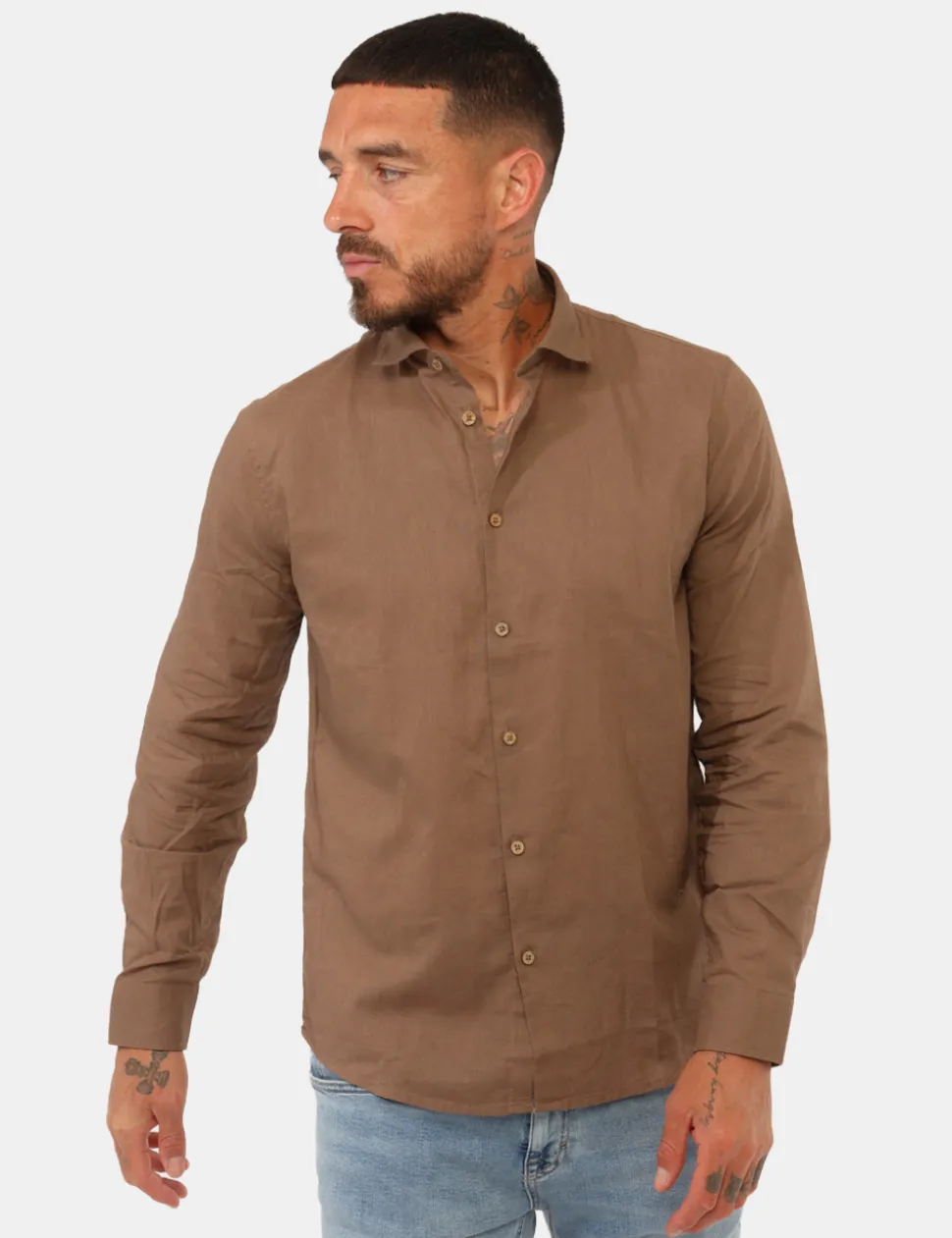 Camicia Hamaki-Ho Marrone