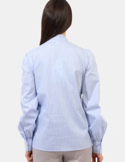 Camicia Materica Azzurro
