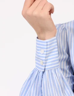 Camicia Materica Azzurro