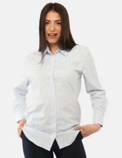 Camicia Materica Azzurro