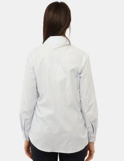 Camicia Materica Azzurro