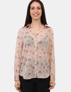 Camicia Materica Beige