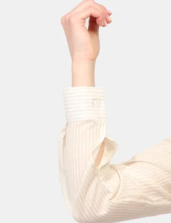 Camicia Materica Beige