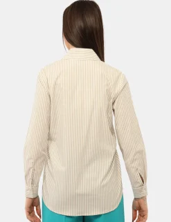Camicia Materica Beige