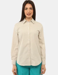 Camicia Materica Beige