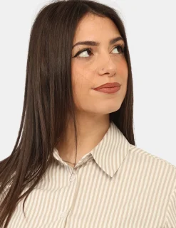 Camicia Materica Beige