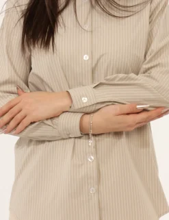 Camicia Materica Beige