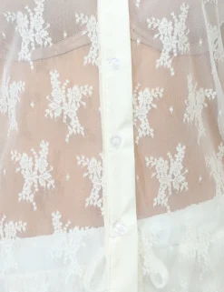 Camicia Materica Bianca