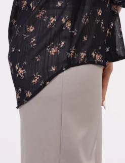 Camicia Materica Blu