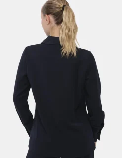 Camicia Materica Blu