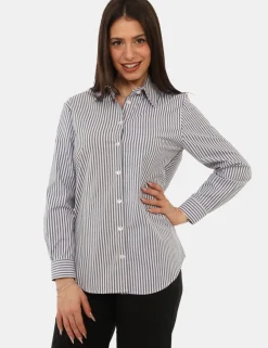 Camicia Materica Blu