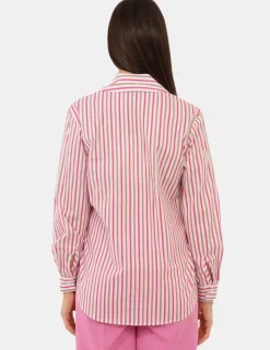 Camicia Materica Fucsia
