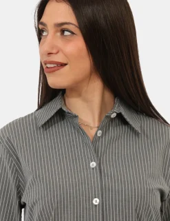 Camicia Materica Grigia