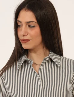 Camicia Materica Grigia