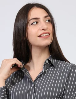Camicia Materica Grigio