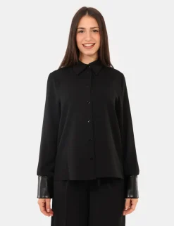 Camicia Materica Nero