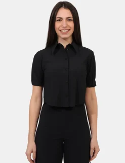 Camicia Materica Nero