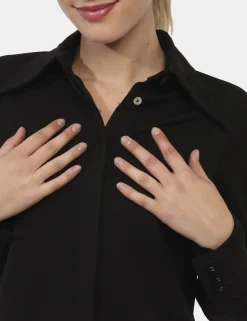 Camicia Materica Nero