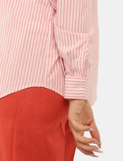 Camicia Materica Rosa