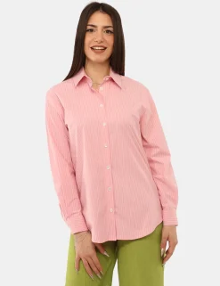 Camicia Materica Rosa