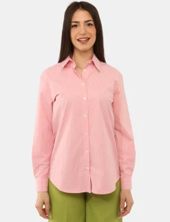 Camicia Materica Rosa