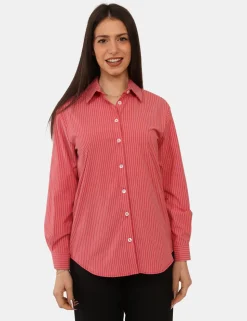 Camicia Materica Rossa
