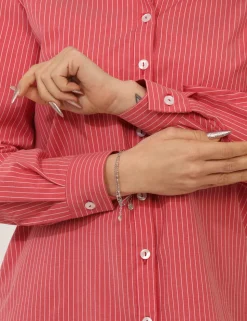 Camicia Materica Rossa