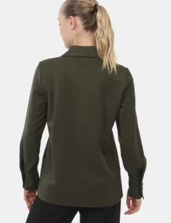 Camicia Materica Verde