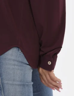 Camicia Materica Viola