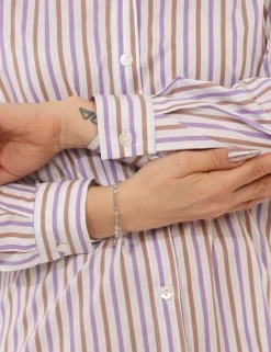 Camicia Materica Viola