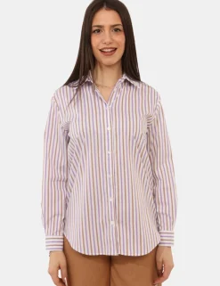 Camicia Materica Viola
