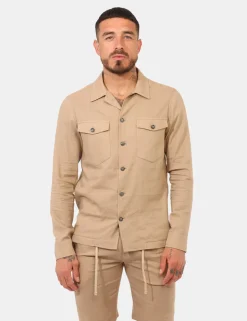Camicia Prj22. Beige