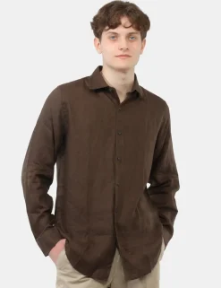 Camicia Prj22. Marrone