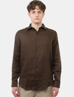 Camicia Prj22. Marrone