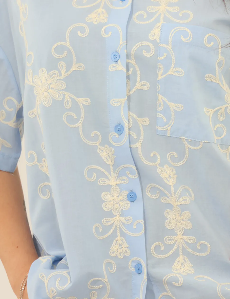 Camicia Rue De Clerie Azzurra