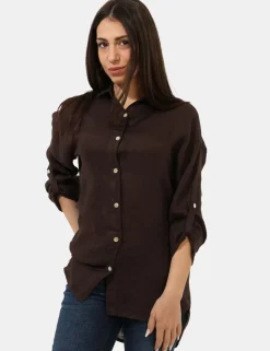 Camicia Rue De Clerie Marrone