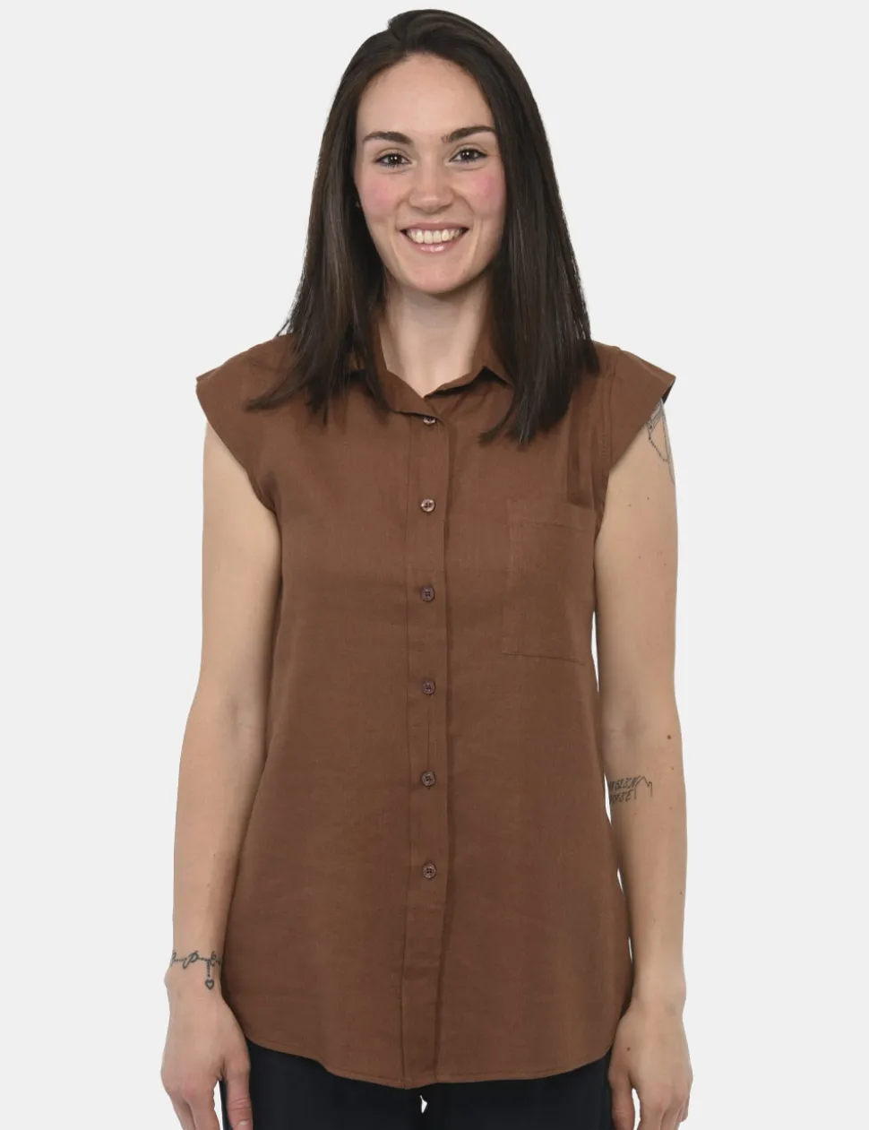 Camicia Rue De Clerie Marrone