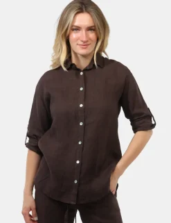 Camicia Rue De Clerie Marrone