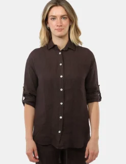 Camicia Rue De Clerie Marrone