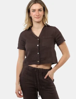 Camicia Rue De Clerie Marrone